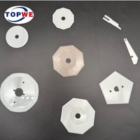 Lame de couteau pentagonale en carbure de tungstène pour machine à fabriquer des sacs en ciment