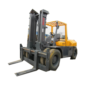 Original Japanese <b>Used</b> TCM Diesel Forklift Truck 10-20 Ton 4WD Rough Terrain Solid Tire 3-Stage Mast Price - Product Image 1