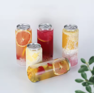 Factory Customized Food Grade Transparent PET Disposable <b>Can</b>, <b>Empty</b> Plastic Storage Container For Pet Milk Bottles And Fruit Jui - Product Image 6