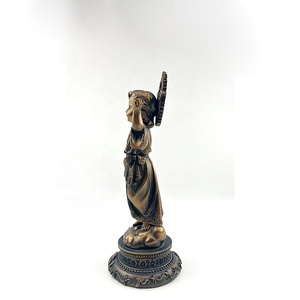 Statua in Poliresina del Divino Bambino Gesù con Finitura Bronzo, Figurina del Divino Bambino Gesù per Decorazione Domestica - Product Image 3