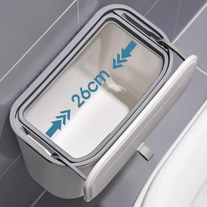 Xing You <span class=keywords><strong>Poubelle</strong></span> <span class=keywords><strong>murale</strong></span> en plastique pour la cuisine à domicile avec design simple et couvercle pour <span class=keywords><strong>poubelle</strong></span> <span class=keywords><strong>de</strong></span> <span class=keywords><strong>salle</strong></span> <span class=keywords><strong>de</strong></span> <span class=keywords><strong>bain</strong></span> - Product Image 6