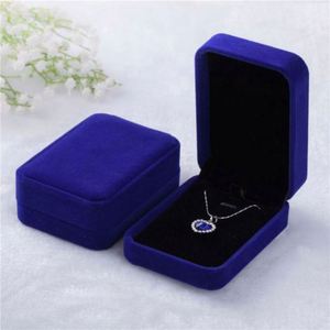 Wholesale Custom Rectangle High-grade Velvet Cardboard Jewelry Packaging <b>Boxes</b> for Necklaces and <b>Earrings</b> - Product Image 5