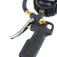 Mini accessoires de voiture portables robustes compresseur d'air jauge de pression des pneus à air précis pistolet gonfleur de pneu numérique