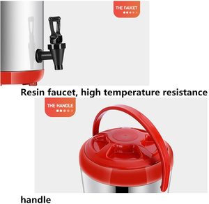 Dispensador de Bebidas Aislado Tipo Cubeta, Barril de Leche para Mostrador de Tienda - Product Image 6