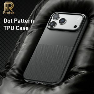 เคสโทรศัพท์ TPU ลายจุดคลื่น ดีไซน์หรูหราคุณภาพสูง ผิวสัมผัสนุ่มแบบกำมะหยี่ หนา 2.0 มม. ป้องกันแรงกระแทก พร้อมที่ยึดแม่เหล็ก สำหรับรุ่น 17/16/15 - Product Image 1