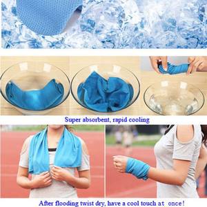 Heetverkopende mini-vochtige doekjes met aangepast logo, microvezel sportkoelhanddoek, direct ijskoel, direct verkoelende handdoek - Product Image 6