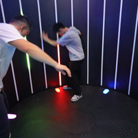 Piste de danse interactive pour jeux d'enfants 30x30cm Lumière de piste de danse interactive à LED jeux lumineu