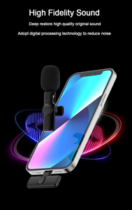 2024 vimi K11 2.4GHz 9MS ไมโครโฟนไร้สายแบบ lavalier