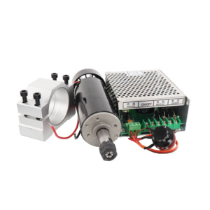 도매가 스핀들 모터 3000RMP 전원 공급 3D 조각기 고속 공냉식 500W 스핀들 DC 모터 - Product Image 1