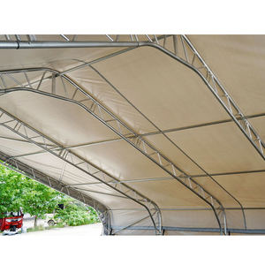 Tente hangar industrielle en tissu PVC tendu avec structure en acier à double treillis pour stockage et aéronautique - Product Image 6