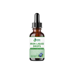 Best Selling Iron <b>Liquid</b> Drops with Iron Easy to Absorbed Strength and Stronger Body More Cognitive Function Calm Mood - Product Image 1