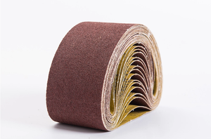 حزام صنفرة قماشي قابل للتخصيص من أكسيد الألومنيوم لتلميع الخشب، أداة كاشطة مصممة في المصنع - Product Image 4