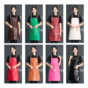 <span class=keywords><strong>Delantal</strong></span> personalizado barista color liso barbacoa <span class=keywords><strong>cuero</strong></span> peluquero corte de pelo delantales impermeable cocina café <span class=keywords><strong>delantal</strong></span> para salón de belleza - Product Image 5