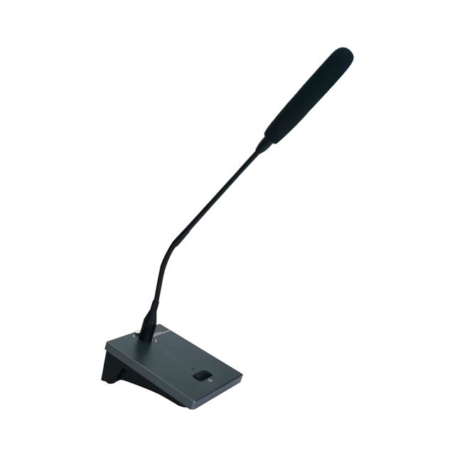 High Quality Single Gooseneck Microphone 48V Phantom Power Desktop Wired Mic for Conference Meeting Room Speech