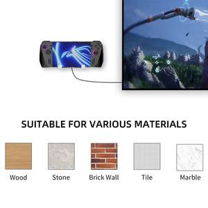 Staffa di montaggio a parete in alluminio universale per Console di gioco Nintendo Switch <span class=keywords><strong>2</strong></span> /Switch /PS portale/piano vapore/ROG Ally - Product Image 4