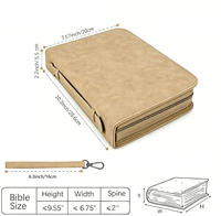 Funda para Biblia con MOQ Bajo, Diseño Minimalista, Funda para Biblia con Grabado, Fundas Grandes para Biblia para Mujer
