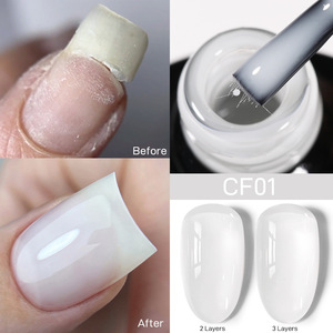 Base Coat Réparatrice et Fortifiante pour Ongles en Fibre, Colle Réparatrice pour Ongles Abîmés, Remplissage des Ongles Cassés, Surface Plastique Durable - Product Image 6