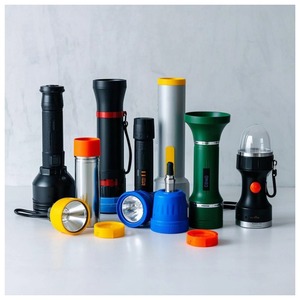 Carcasa de luz de antorcha de alta calidad personalizada, carcasa de máquina, molde de inyección de plástico, carcasas de luz de antorcha de mano, molde de linternas <span class=keywords><strong>Led</strong></span> - Product Image 2