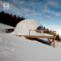 6m 8m 10m PVC Glamping Geodome Dôme Géodésique Tente Maison pour Hôtel Yoga Studio Salle de Réception