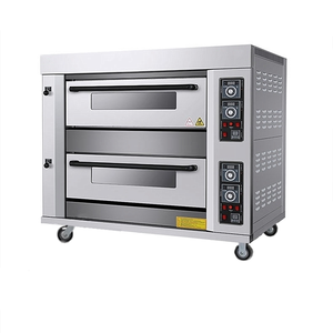Neuer Gas-/LPG-Automatik-Backofen mit 2 Etagen und 2 Blechen für Heim- und Gewerbliche Bäckereien, 220V, Digitale Steuerung, Große Kapazität - Product Image 1
