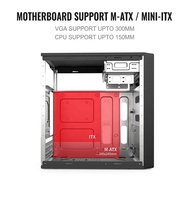 PC hesaplama ITX ATX sunucu durumda siyah USB ses soğutma fanı ROHS masaüstü orta kule yüksek kalite