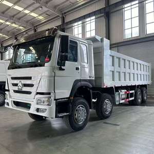 รถดัมพ์มือสอง HOWO 371 420 แรงม้า 12 ล้อ 8x4 รถบรรทุกเทท้ายมือสอง Sinotruk Haowo รถดัมพ์ 375 แรงม้า - Product Image 3