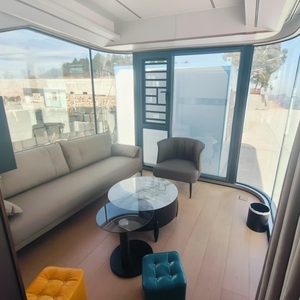 Thiết Kế Hiện Đại Phẳng Gói Thông Minh <span class=keywords><strong>Modular</strong></span> Đúc Sẵn Nhà Nhỏ Màu Xanh Lá Cây Kết Cấu Thép Container Xây Dựng - Product Image 4