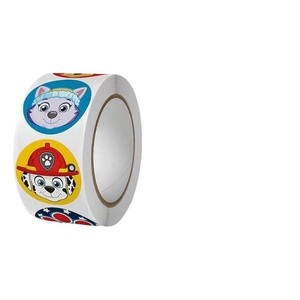 <strong>Paw</strong> <strong>Patrol</strong> PVC <strong>Stickers</strong> Gift Pack 500 Sheets 1 Roll Packaging Tape Sealing Round Cross-Border Adhesive Wholesale - Product Image 5
