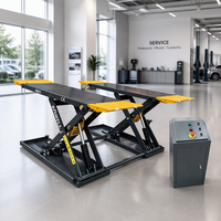 Auto-Scherenhebebühne 3-4 Tonnen, 1200mm Elektrische Doppelzylinder-Hydraulik-Mobilhebebühne, Individuelle Farbgestaltung Möglich