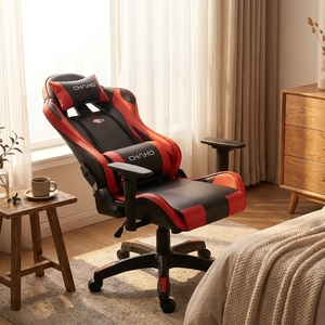 Silla de Esports AOR 320 con Patas de Nailon, Espuma de Alta Densidad, Silenciosa, Totalmente Negra, con Ruedas y Elevación, Venta al Por Mayor Directa de Fábrica - Product Image 2