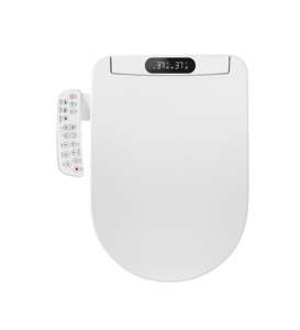 Siège de toilette Intelligent Smart Bidet Siège allongé en plastique avec télécommande et fonction avancée de chauffage du siège - Product Image 5
