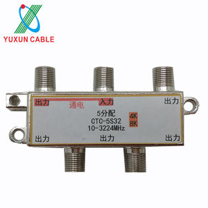 Divisor <span class=keywords><strong>de</strong></span> <span class=keywords><strong>señal</strong></span> <span class=keywords><strong>de</strong></span> <span class=keywords><strong>TV</strong></span> satelital, 4K, 4 vías, 10-3224Mhz, CATV - Product Image 4
