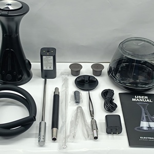 Venta al por mayor <span class=keywords><strong>recargable</strong></span> eléctrico esmerilado LED Hookah logotipo personalizado Bar Chicha coche viaje Vapers Hookah sabor electrónico Shisha gratis - Product Image 1