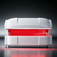 Lit de luminothérapie rouge 633nm 810nm 850nm 940nm, lit de luminothérapie proche infrarouge avec contrôle par tablette sans fil