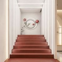 Profilé LED en alliage d'aluminium personnalisé, anodisé, pour plafond/mur/plâtre, design double paupière pré-encollé