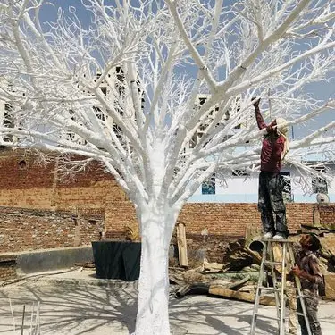 Sanada — grands arbres secs artificiels, décoration de mariage en fibre de verre, prix d'usine, intérieur, coffre mort, sans feuilles, 32 cm