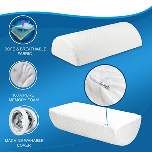 Cheap Wholesale Top Seller Half Moon Bolster Roll <strong>Pillow</strong> Orthopaedic Leg <strong>Pillow</strong> Memory Foam Footrest Leg <strong>Posture</strong> <strong>Pillow</strong> - Product Image 2