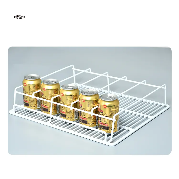 Customized Refrigerator Steel Metal Shelf For Beverage Wire Rack Storage Basket