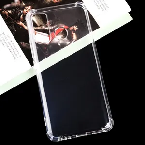 Coques de téléphone en silicone TPU transparent antichoc pour AT&T Radiant <span class=keywords><strong>Max</strong></span> 5G Calypso 2 Motivate 2 3 Four Corner Drop Protective Back Cover - Product Image 1