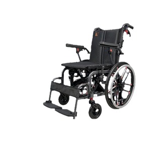 Manual Wheelchair Aluminum Alloy Foldable <b>Portable</b> <b>Commode</b> Equipped Hospital Grade For Elderly Hand Pushed - Product Image 1