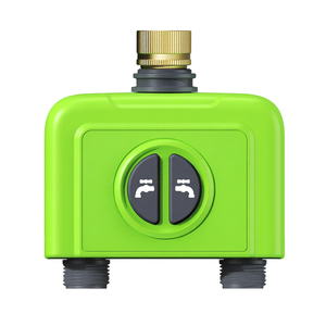 Temporizador de Riego Inteligente para Plantas de Interior/Exterior, Sistema de Control de Riego con Sensor de Lluvia, Funciona con Batería, 2 Zonas, para Jardín - Product Image 1