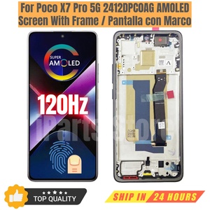 Iparts thay thế màn hình mới cho Xiaomi POCO <span class=keywords><strong>X7</strong></span> Pro 5g 2412dpc0ag 120Hz AMOLED Màn hình cảm ứng với Khung bezel lắp ráp OEM - Product Image 2