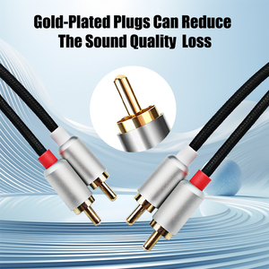 <span class=keywords><strong>Cable</strong></span> de Audio HIFI de nailon de alto rendimiento Premium doble línea de loto 2RCA a 2RCA <span class=keywords><strong>cable</strong></span> de interconexión para amplificador DVD TV CD <span class=keywords><strong>altavoz</strong></span> - Product Image 6