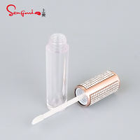 Vente en gros de tube de rouge à lèvres liquide de 5ml en stock mignon et unique contenant des contenants d'emballage pour tube de brillant à lèvres cosmétique