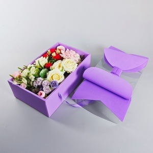 ซันไชน์ จำหน่ายกล่องเค้กใสขนาด 4 นิ้ว ลายดอกไม้ สำหรับงานแต่งงาน วันเกิด และวันแม่ - Product Image 2