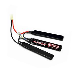 <span class=keywords><strong>CHAMPION</strong></span> 1200mAh 1300mAh 25C 50C 3S 11,1 V Batería recargable pequeña Venta caliente Alta calidad Mejor <span class=keywords><strong>precio</strong></span> Lipo Pack para BB Airsoft - Product Image 1