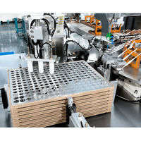 Machine d'assemblage de miroirs dentaires entièrement automatique haute précision 200 pièces/min, ligne de production durable pour la fabrication de miroirs buccaux jetables