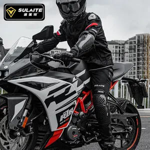 Genouillères et protège-coudes en maille souple pour motocross, genouillères et protections croisées pour la descente - Product Image 4