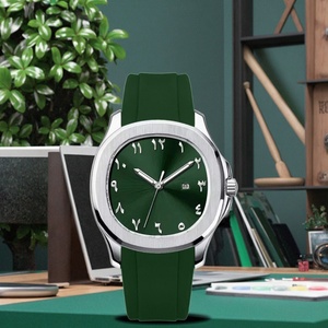 Relojes de Cuarzo Japoneses para Hombre con Logotipo Personalizado, Esfera Árabe y Correa de Goma, Moda Ejecutiva, Venta al Por Mayor - OEM/ODM, Marca Privada - Product Image 2