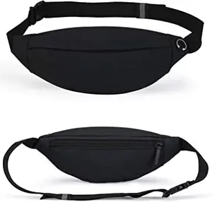 Chạy Bộ Đi Bộ Casual Du Lịch Fanny Pack Dành Cho Nam Nữ Túi Đeo Thắt Lưng Với Giắc Cắm Tai Nghe 3 Túi Có Dây Đeo Có Thể Điều Chỉnh